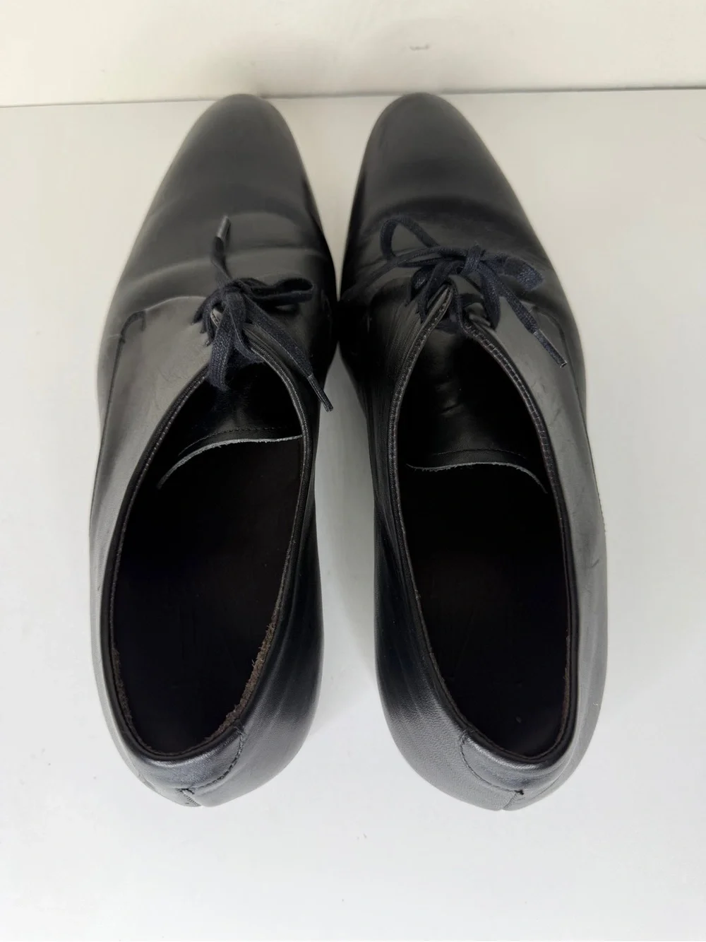 maison forte Oxfords Dress Shoes Men Size 11M Black Leather Made In Spain